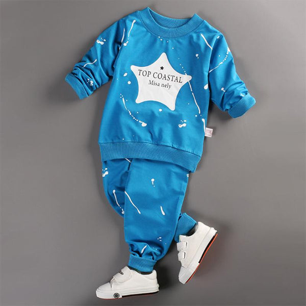 Boy's Long Sleeve Tracksuit Set