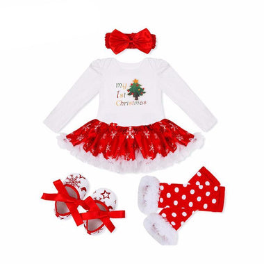 Girl's Christmas Outfit Set
