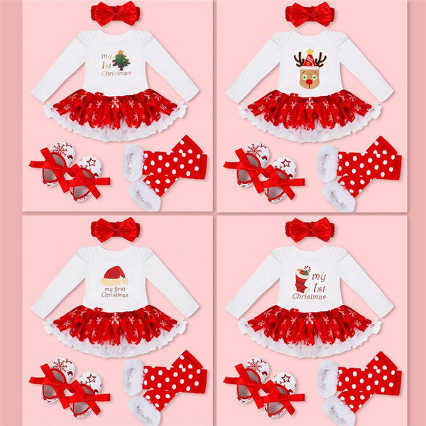Girl's Christmas Outfit Set