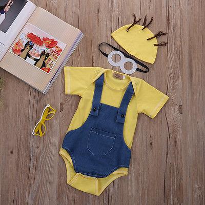 Cartoons Minions Romper Set