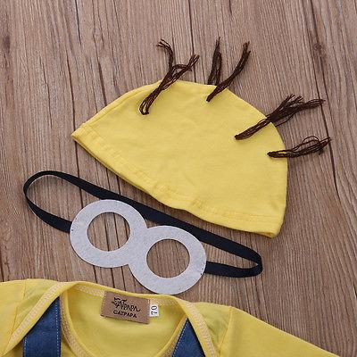 Cartoons Minions Romper Set