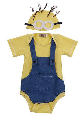 Cartoons Minions Romper Set