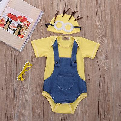 Cartoons Minions Romper Set