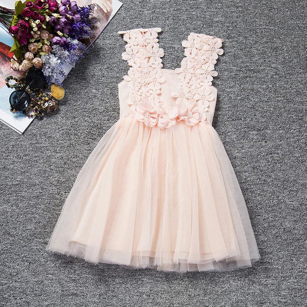 Floral Lace Tutu Dress
