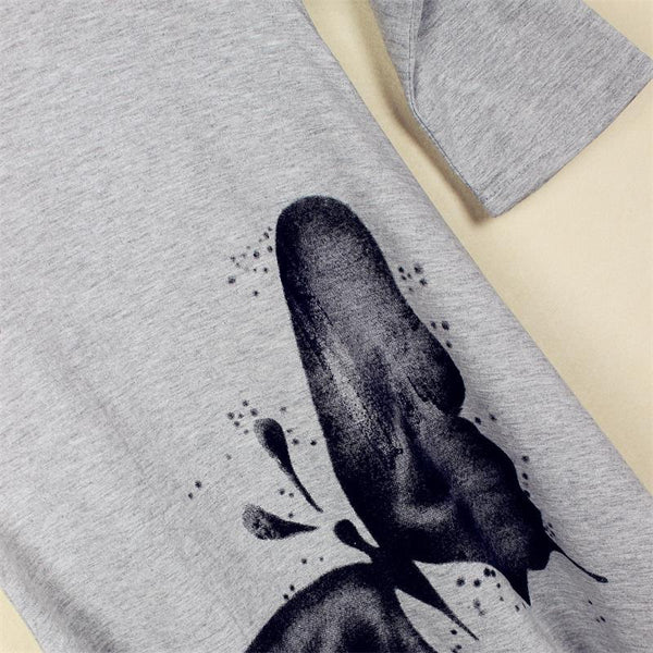 Butterfly Print Long Dress