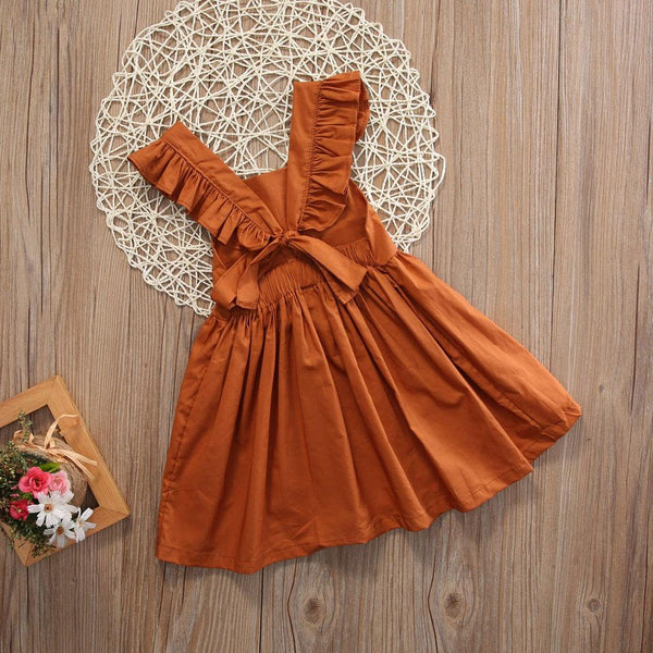 Sexy Back Bowknot Sleeveless Sundress