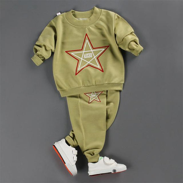 Boy's Long Sleeve Tracksuit Set