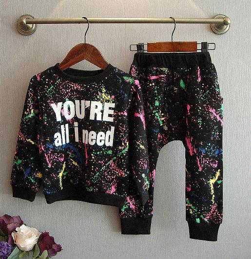 Hip-hop Style Sweater Set