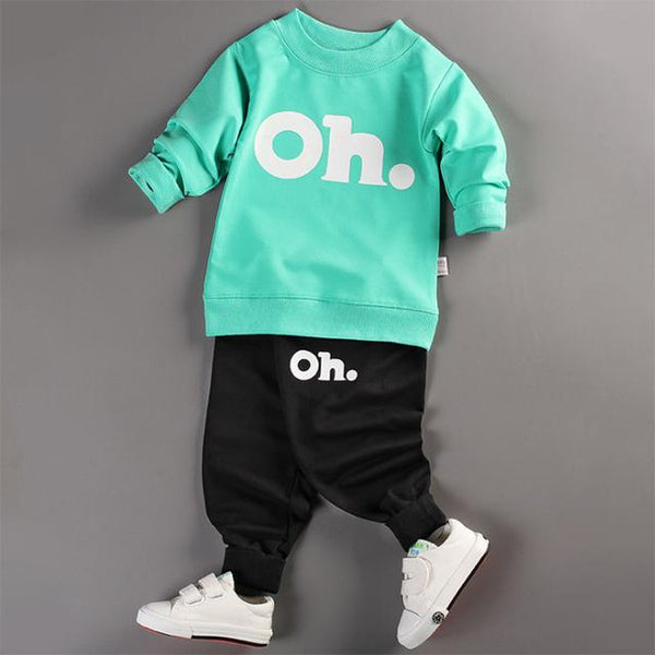 Boy's Long Sleeve Tracksuit Set