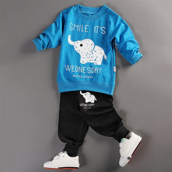 Boy's Long Sleeve Tracksuit Set