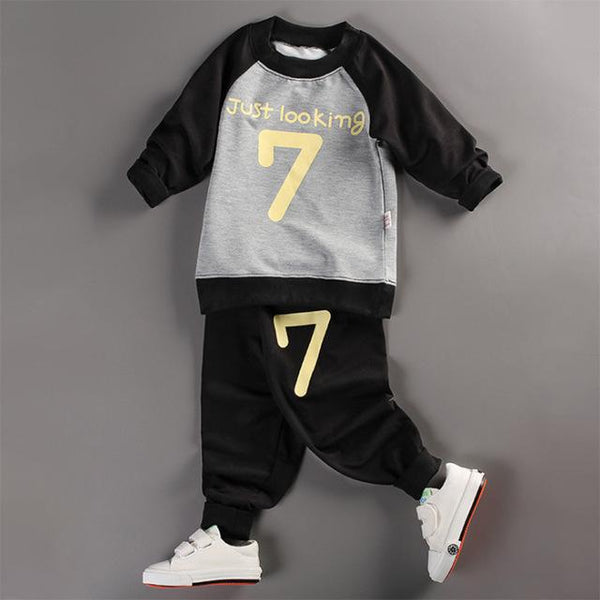 Boy's Long Sleeve Tracksuit Set