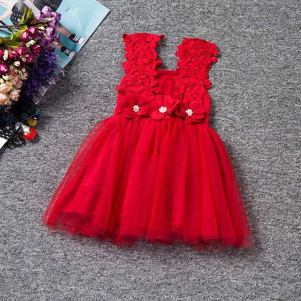 Floral Lace Tutu Dress