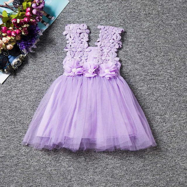 Floral Lace Tutu Dress