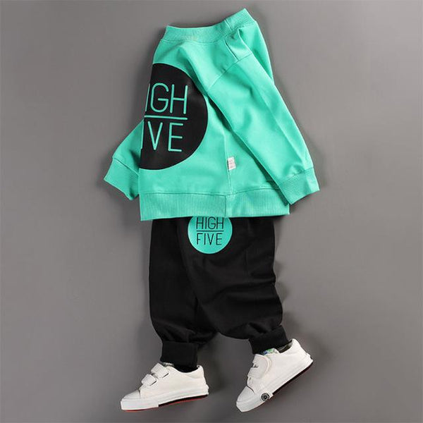 Boy's Long Sleeve Tracksuit Set