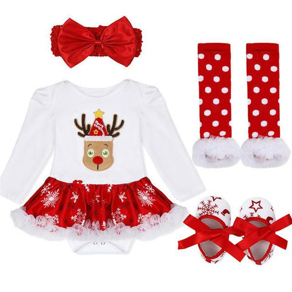 Girl's Christmas Outfit Set