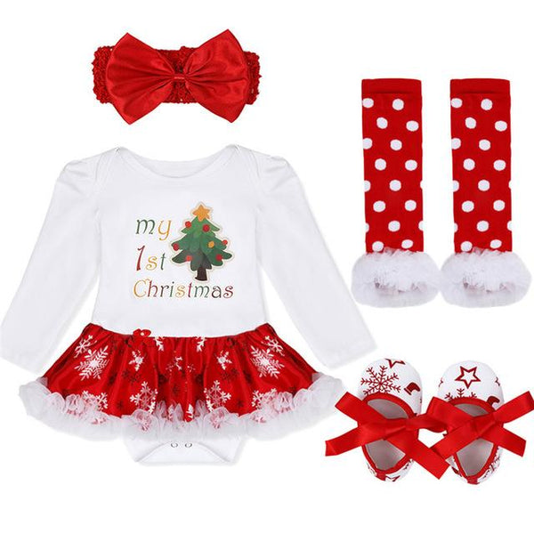 Girl's Christmas Outfit Set