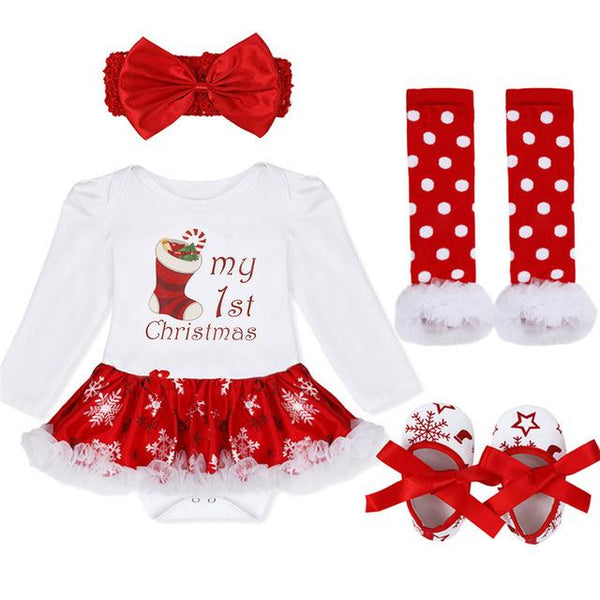 Girl's Christmas Outfit Set