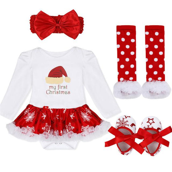 Girl's Christmas Outfit Set