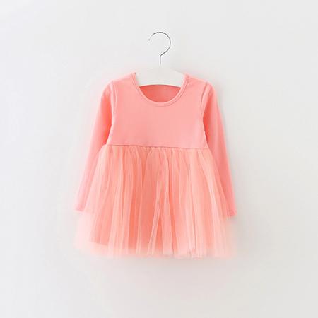 Long Sleeve Mesh Princess Dress